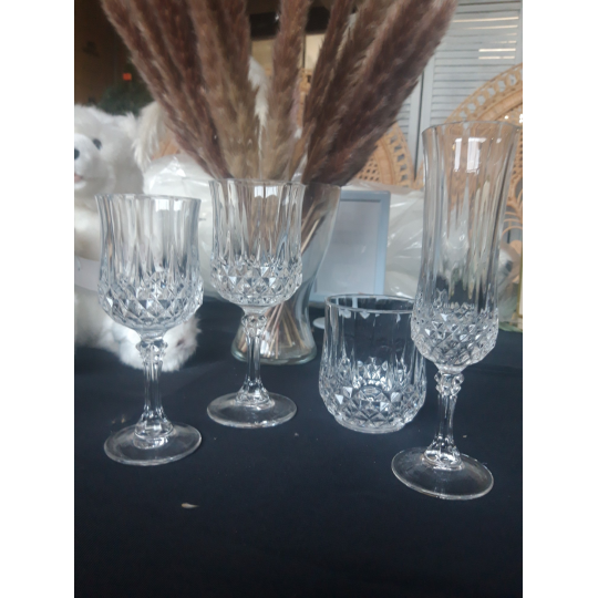 Verres Cristal Verre à vin, verre à eau, gobelet, flute