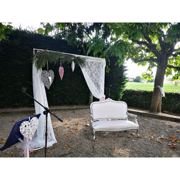 Arche métallique arrondie ou carrée (sans décoration)