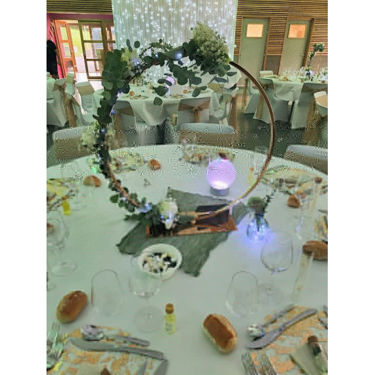 Centre de table cercle 60cm