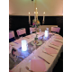 Chandelier argent 62cm