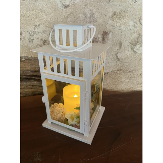 Lanterne blanche 28cm