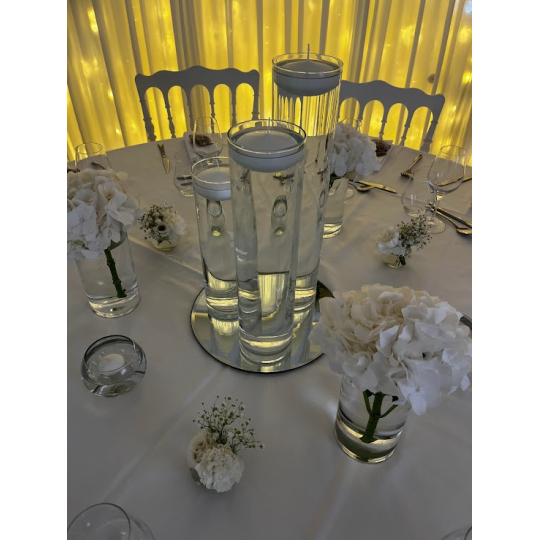 Vases Tubes 3 hauteurs (15 – 30 – 45 cm)